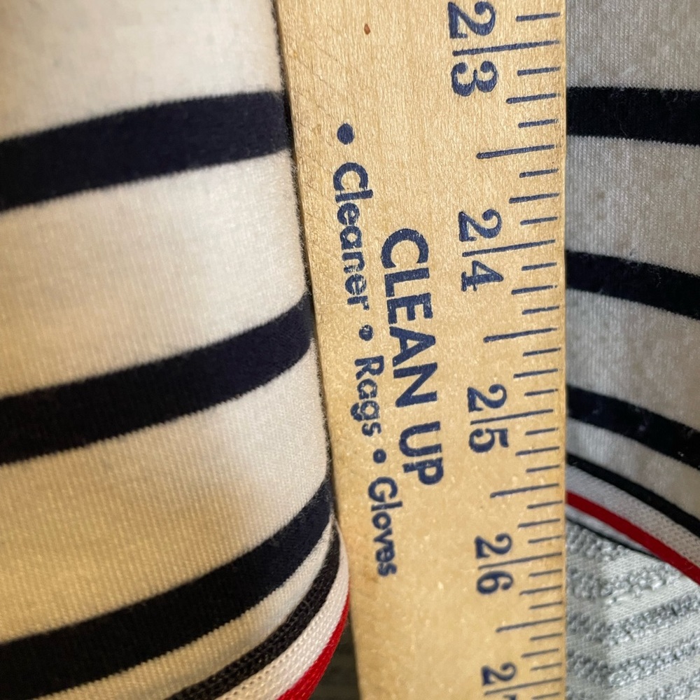 Tommy Hilfiger Womens Size Calling Sleeve Knit Top Striped Nautical Vibes 3362 - Picture 7 of 9